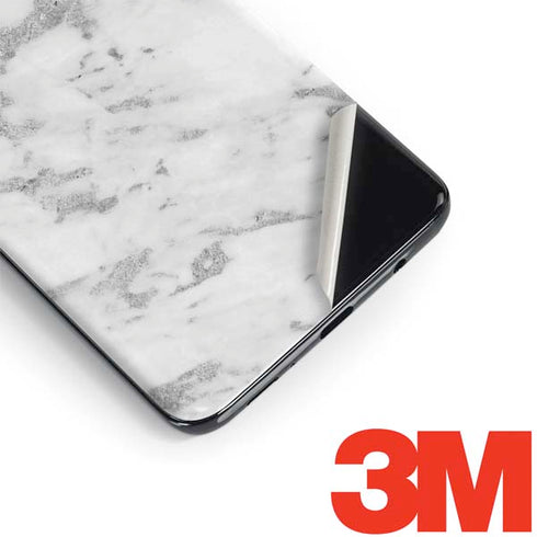 Silver Marble Galaxy S9 Skin